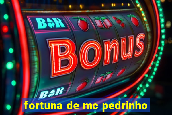 fortuna de mc pedrinho