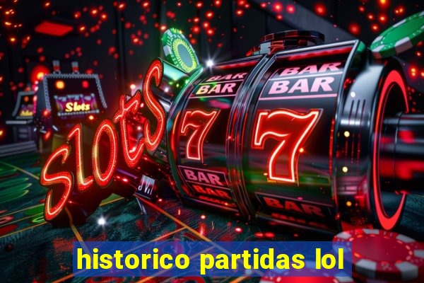 historico partidas lol