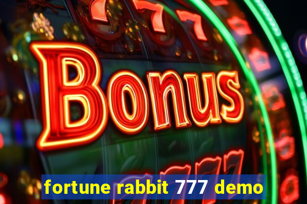 fortune rabbit 777 demo