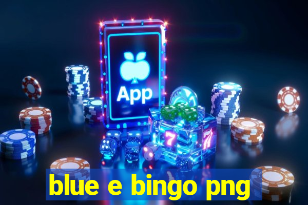 blue e bingo png