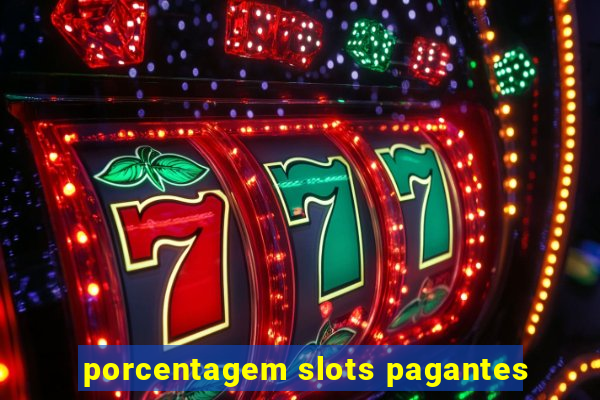 porcentagem slots pagantes