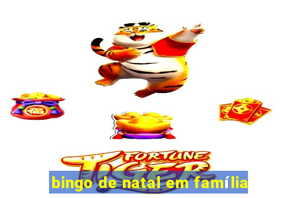 bingo de natal em família