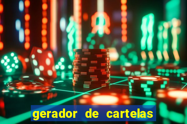 gerador de cartelas de bingo 1 a 99